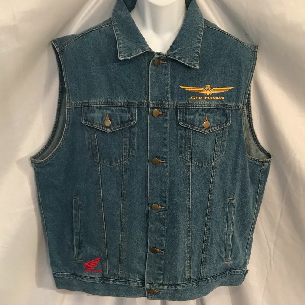 Honda Goldwing Denim Activewear Riders Vest